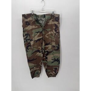 VTG Army Air Force BDU Woodland Camo Trousers Pants  Large Regular Hunting